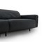 Modular Sofa in Black Leather by Mobilgirgi, 1970s 10