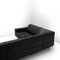 Modular Sofa in Black Leather by Mobilgirgi, 1970s 6