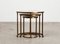 Nesting Tables in Marble and Metal, 1970s, Set of 3 2