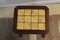 Vintage Geflieste 3er Tische aus Teak, 3er Set 3