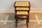 Vintage Geflieste 3er Tische aus Teak, 3er Set 6