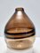 Postmodern Brown Incalmo Murano Glass Vase attributed to Alfredo Barbini, Italy, 1970s 1