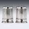 20th Century French Silver Plated Salt & Pepper Shakers from Cartier, 1990s, Set of 2 4
