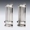 20th Century French Silver Plated Salt & Pepper Shakers from Cartier, 1990s, Set of 2 5