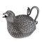 20th Century Royal Indian Oomersee Mawjee Silver Quails Cream Jug, 1920s 1