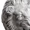 Italienische Silberstatue eines Löwen auf Marmorsockel, 20. Jh., 1970er 9