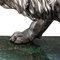 20th Century Italian Silver Statue of a Lion on Marble Base, 1970s 18