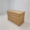 Italian Bamboo and Rattan Chest of Drawers or Credenza, 1970s 2