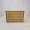 Italian Bamboo and Rattan Chest of Drawers or Credenza, 1970s, Image 7