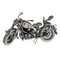 Italienisches Silbernes BMW R75 Motorrad, 20. Jh., 1970er 1