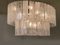 Large Oval Diamond Listelli Murano Glass Chandelier from Simoeng, Image 2