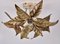 Floral Ceiling Light by Willy Daro for Massive Belgium, 1970s, Image 3