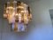 Ovaler mehrfarbiger Tronchi Murano Glas Kronleuchter von Simoeng 2