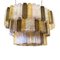 Oval Multicolor Tronchi Murano Glass Chandelier from Simoeng 4