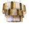 Ovaler mehrfarbiger Tronchi Murano Glas Kronleuchter von Simoeng 4