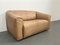 2-Sitzer Ledersofa Ds-47 in Cognac von de Sede, Schweiz, 1970er 4