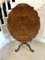 Antique Burr Walnut Shaped Tilt Top Centre Table, 1850 6