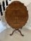 Antique Burr Walnut Shaped Tilt Top Centre Table, 1850, Image 3