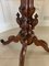 Antique Burr Walnut Shaped Tilt Top Centre Table, 1850, Image 8