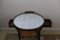20th Century French Walnut White Marble-Topped Guéridon Centre Table, Image 9