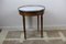 20th Century French Walnut White Marble-Topped Guéridon Centre Table 13