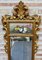 French Gilt Carved Wall Mirror in French Rococo Style with Oil Painting of Floral Motifs, 1920s, Image 5