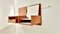 Floating Bedside Tables and Bedside Mirrors in Teak Japan Series by Cees Braakman for Pastoe, 1957, Set of 2, Image 14