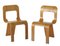 Italian Plywood Dining Chairs by Gigi Sabadin for Stilwood, 1973, Set of 4, Image 2