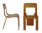 Italian Plywood Dining Chairs by Gigi Sabadin for Stilwood, 1973, Set of 4 3