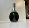 Danish Art Nouveau Decanter in Green Glass and Pewter, 1910s 1