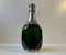 Danish Art Nouveau Decanter in Green Glass and Pewter, 1910s 3