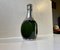 Danish Art Nouveau Decanter in Green Glass and Pewter, 1910s 6