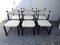Black Ebonised Oak Chairs byEmile Veranneman De Coene, Belgium, 1970s, Set of 6 2
