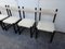 Black Ebonised Oak Chairs byEmile Veranneman De Coene, Belgium, 1970s, Set of 6 30