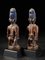 Artista yoruba nigeriano, Figuras gemelas Ibeji, Madera con detalles de vidrio, Imagen 6