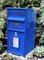 Vintage Blue Post Box 1