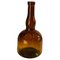 French Glass Cobalt Brown Color Bottle, 1930s 1