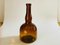 French Glass Cobalt Brown Color Bottle, 1930s 2