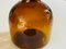 French Glass Cobalt Brown Color Bottle, 1930s 4