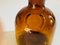 French Glass Cobalt Brown Color Bottle, 1930s 8