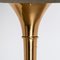 Table Lamps in Gold Brass and Wood attributed to Ingo Maurer, Europe, Germany, 1968, Set of 2, Image 11
