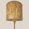 Tischlampen aus Goldmessing & Holz, Ingo Maurer zugeschrieben, Europe, Germany, 1968, 2er Set 3