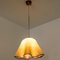 Large Beige Murano Glass Flower Pendant Light attributed to Kalmar, Austria, 1970s, Image 15