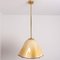 Large Beige Murano Glass Flower Pendant Light attributed to Kalmar, Austria, 1970s, Image 1