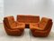 Eastern Bloc Vintage Living Room Set attributed to Jitona, Czechoslovakia, 1970s, Set of 3 5