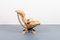 Vintage Scandinavian Swivel Lounge Chair, Sweden 1970s, Image 3