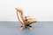 Vintage Scandinavian Swivel Lounge Chair, Sweden 1970s, Image 2