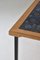 Scandinavian Modern Square Table in Oak Wood with Blue Ceramic Tiles, 1960s by Severin Hansen, Image 12