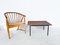 Schwarzer Mid-Century Couchtisch aus Eisen & Holz, 1960er 2