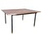 Mid-Century Black Iron and Wood Coffee Table, 1960s, Image 1